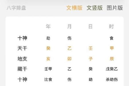 八字喜用神实例解析