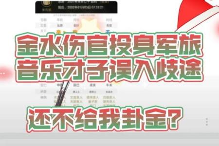 金水伤官八字