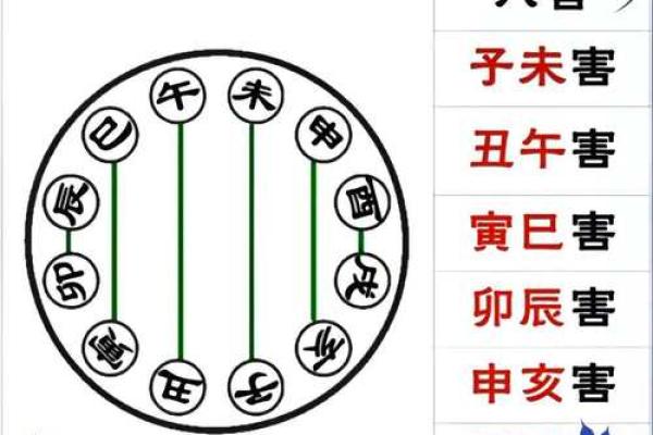 八字基础之(六冲、六害)