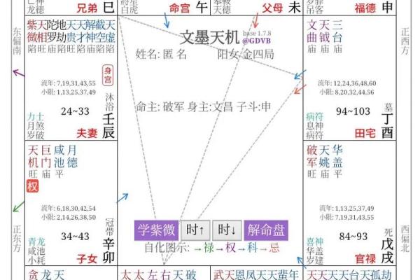 紫微斗数疾厄宫武曲化权