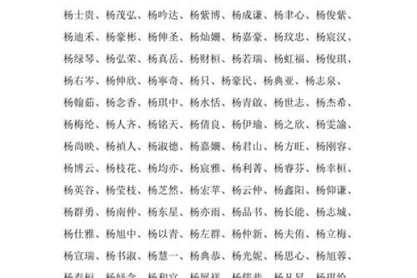 起名杨姓女孩名字大全,八字看下半年运势