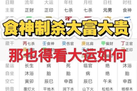 八字食神制杀