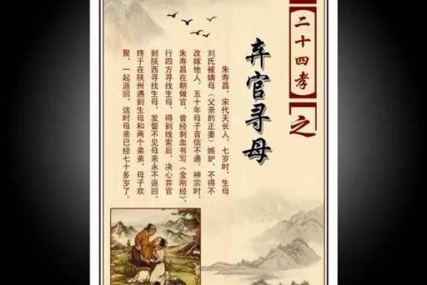 朱寿昌弃官寻母灵签