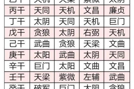 紫微斗数之阴阳五行