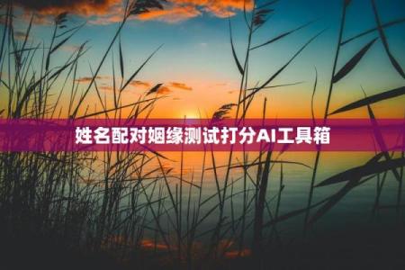 姓名测试出轨率,免费测试两人今生关系